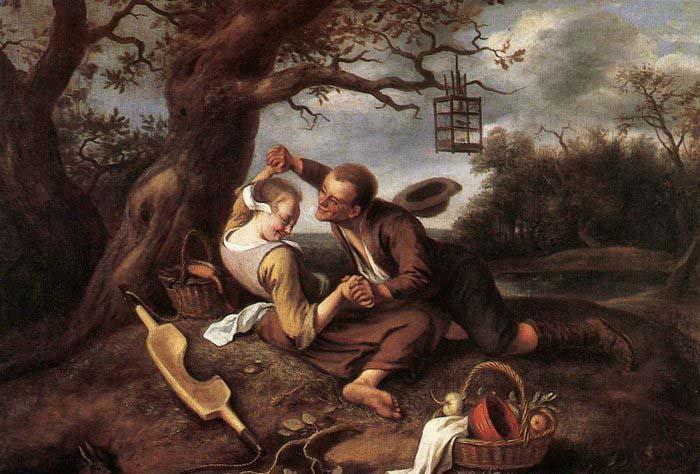 Jan Steen Merry Couple oil painting picture